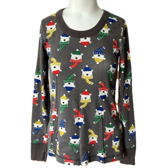 SALE - Women’s Hanna Andersson Polar Bear Winter Pajamas - Picture 2 of 14